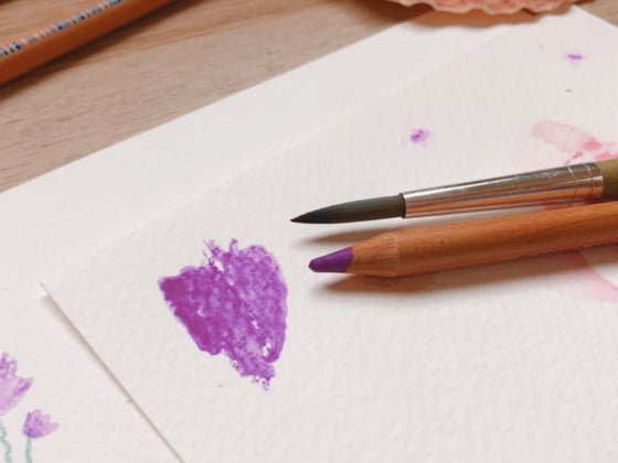 Violeta Luján - Como pintar con lapices acuarelables - 3